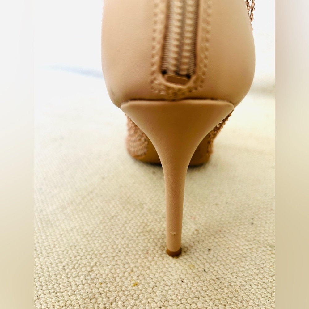 Charles David Rhinestone-Studded Mesh Booties - Picture 13 of 14
